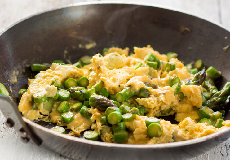 Scrambled Eggs with Asparagus (Revuelto de Espãrragos)