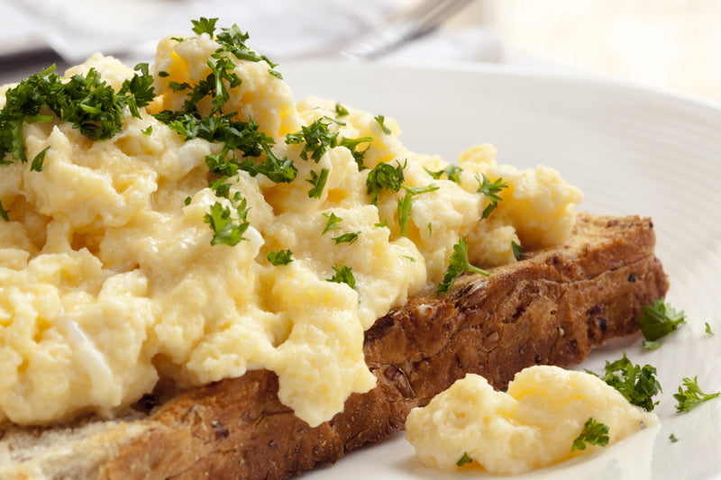 Scrambled Eggs with Sumac and Pine Nuts