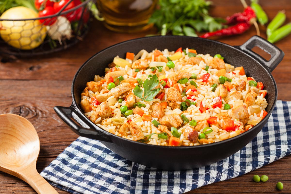 Pork fried rice