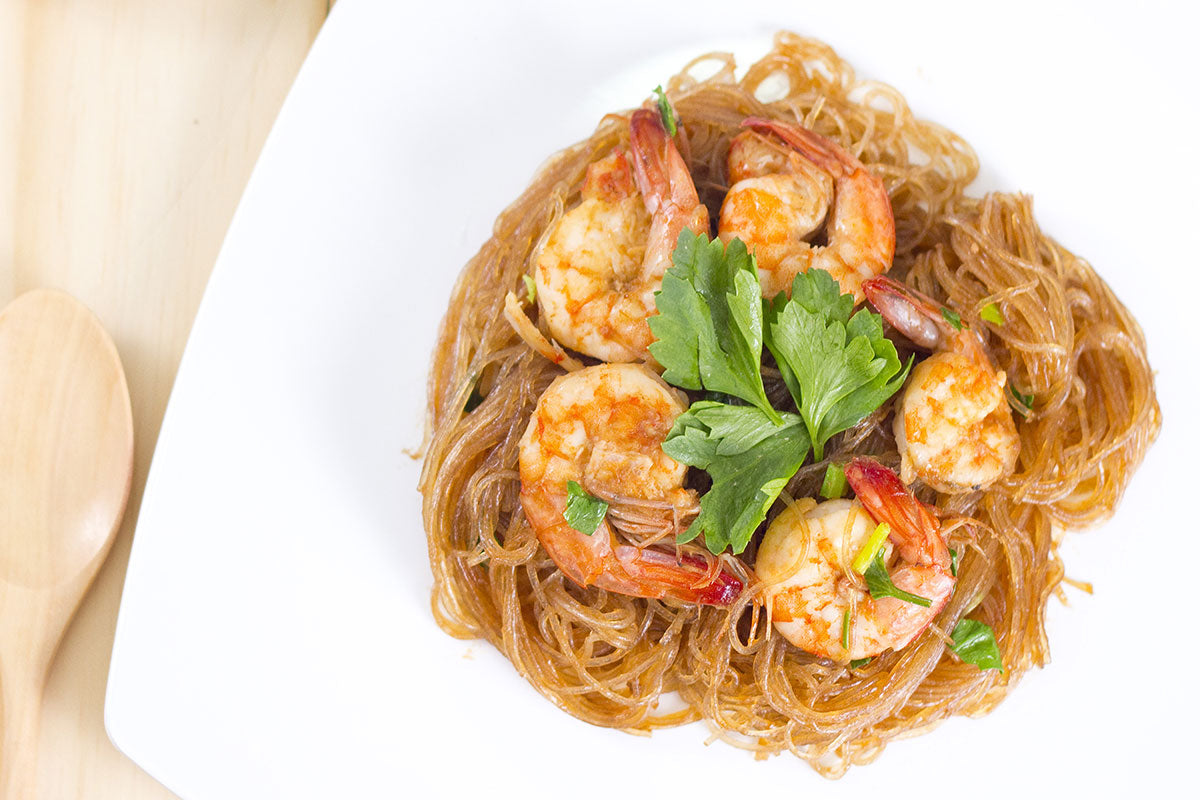 Shrimp with cellophane noodles