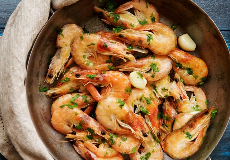 Shrimp with Pancetta and Rosemary (Gamberi al Rosmarino)