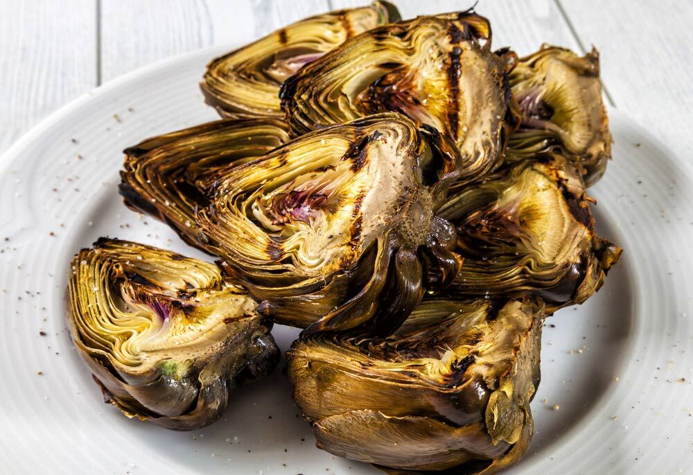 Sicilian-Style Grilled Artichokes