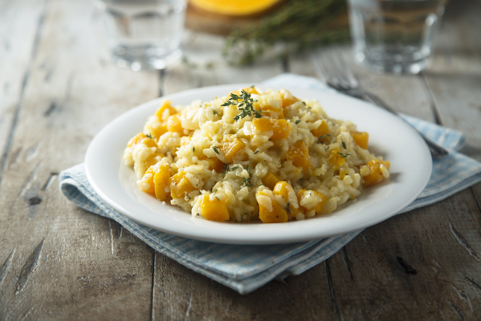Roasted Squash and Sage Risotto