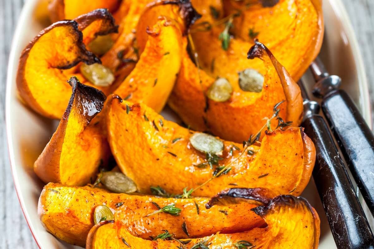 Squash with Chili, Yogurt, and Cilantro Sauce