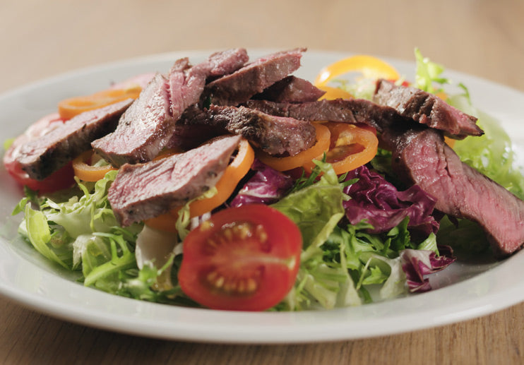 Steak Salad with Romesco Dressing
