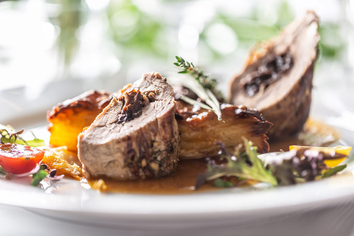 Stuffed pork tenderloin