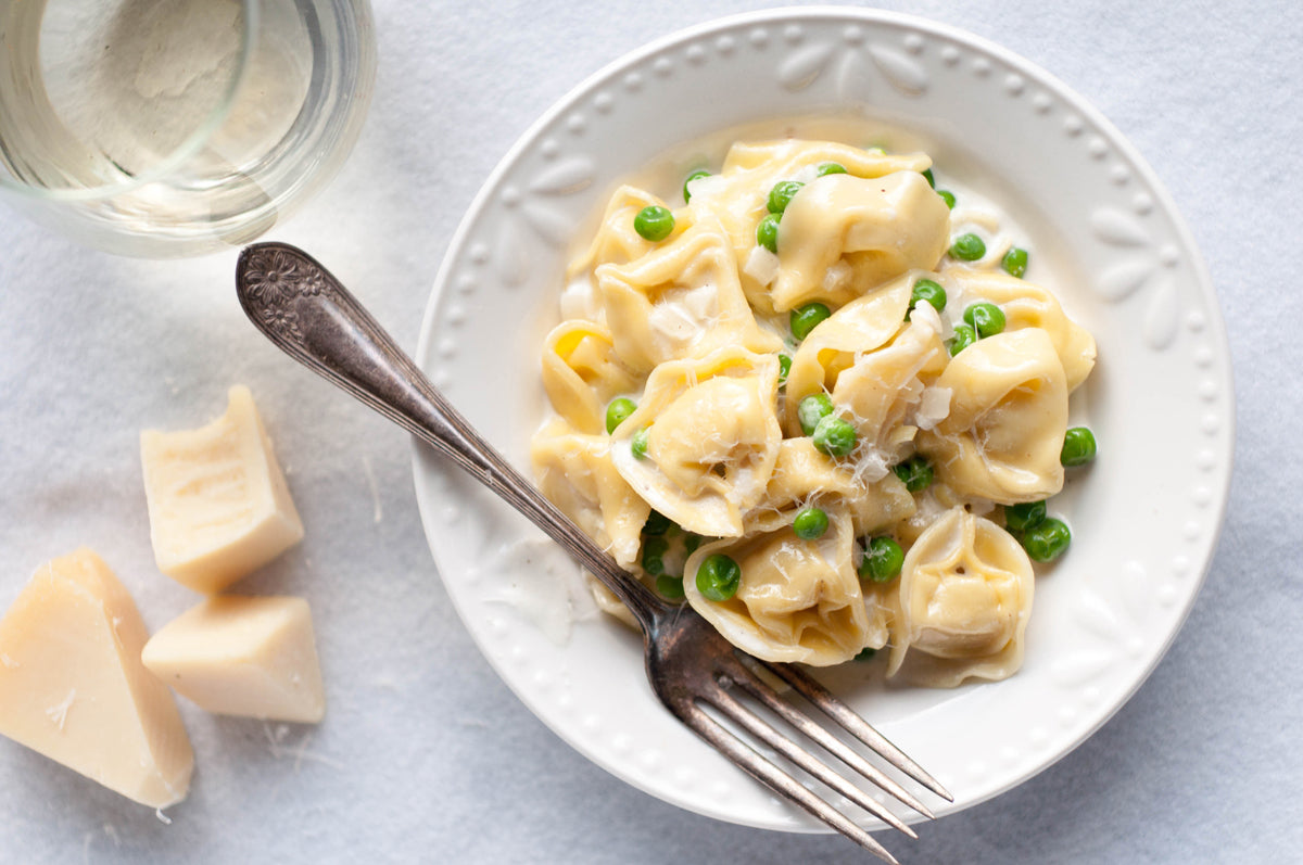 Creamy Tortellini with Spring Peas Recipe