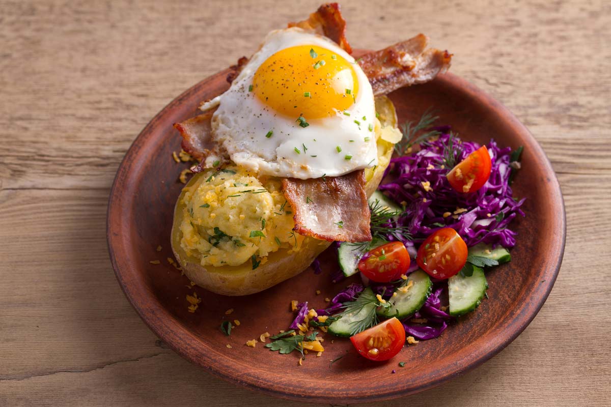 Twice-Baked Breakfast Potatoes