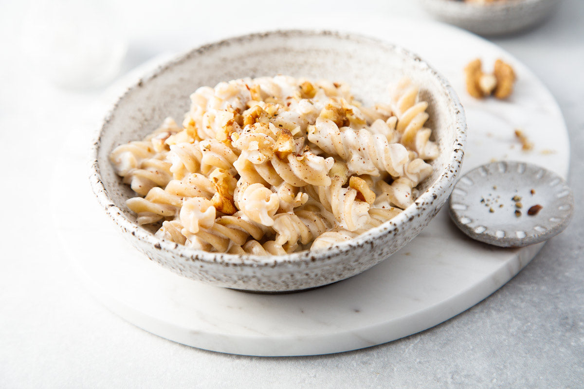 Pasta in walnut cream