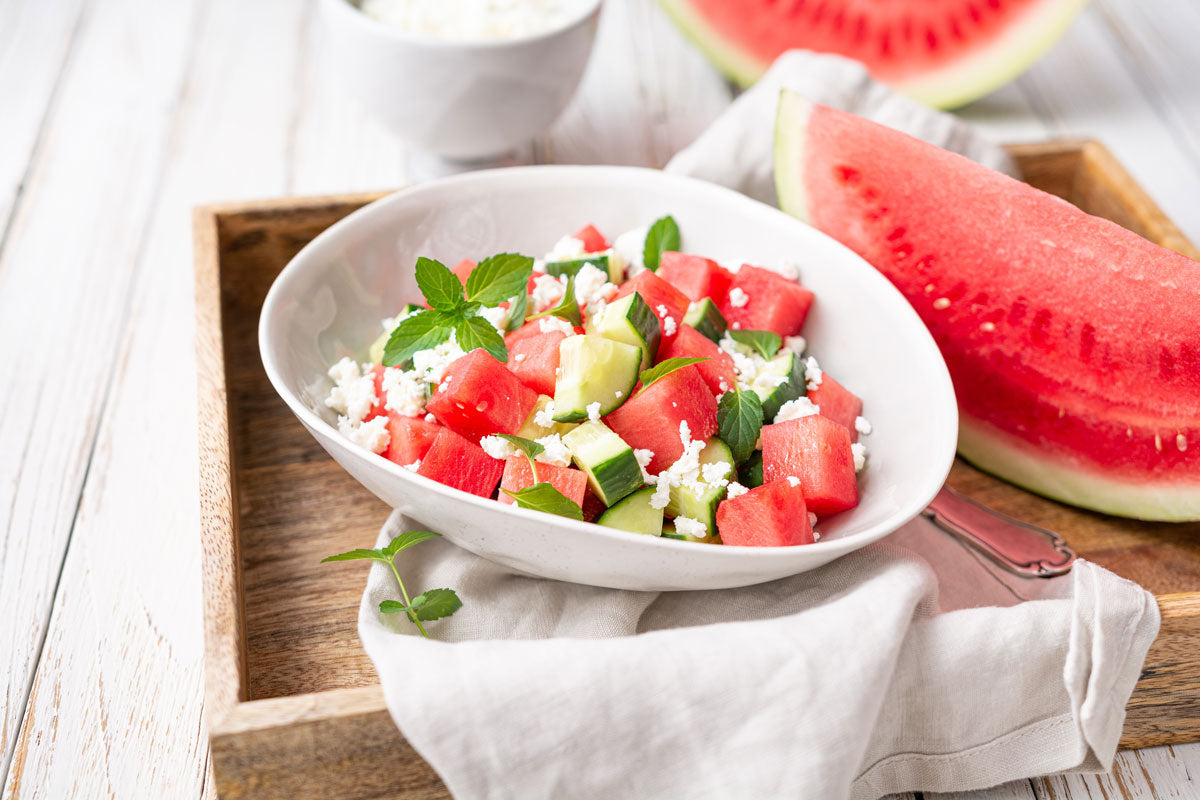 Mediterranean Salad with Watermelon