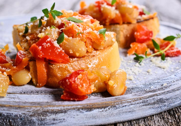 White Bean Bruschetta