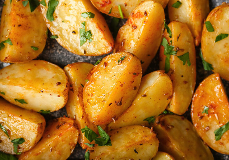 Wine-Braised Potatoes with Garlic and Chiles