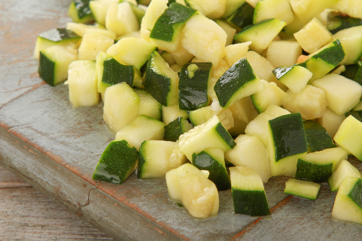 Zucchini with Onions, Garlic, and Oregano