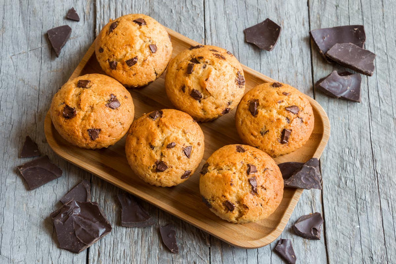 Decadent Chocolate Chip Muffins